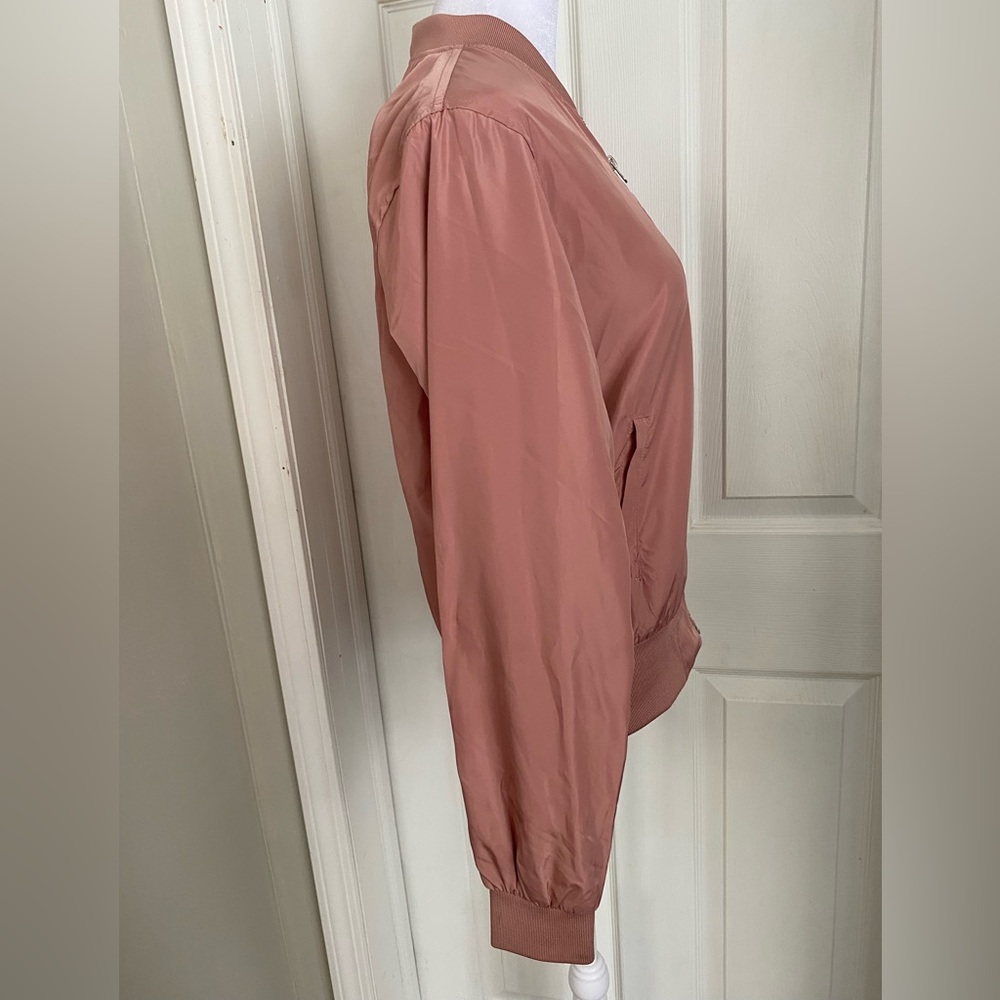Iris Soft Pink Bomber Jacket - image 7
